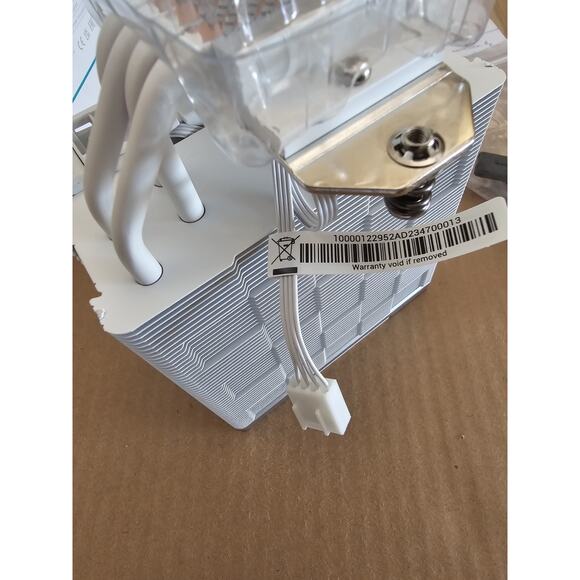 DeepCool AK400 WH Performance CPU Cooler White 4 Direct Touch Copper Heat - Picture 10 of 14